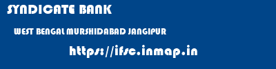 SYNDICATE BANK  WEST BENGAL MURSHIDABAD JANGIPUR   ifsc code